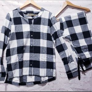 Pendleton Buffalo Plaid Flannel Pajama Set size Medium